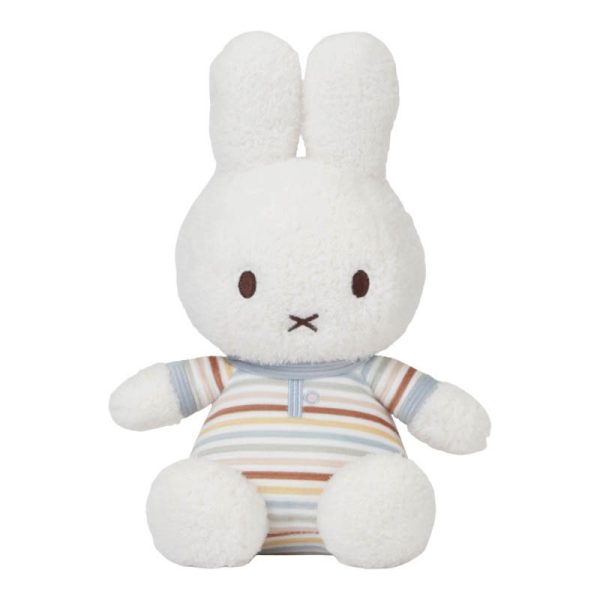 Jucarie din plus - 35 cm - Miffy Vintage Sunny Stripes   - Little Dutch