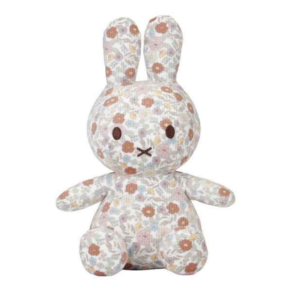 Jucarie din plus - 35 cm - Miffy Vintage Little Flowers - print complet - Little Dutch