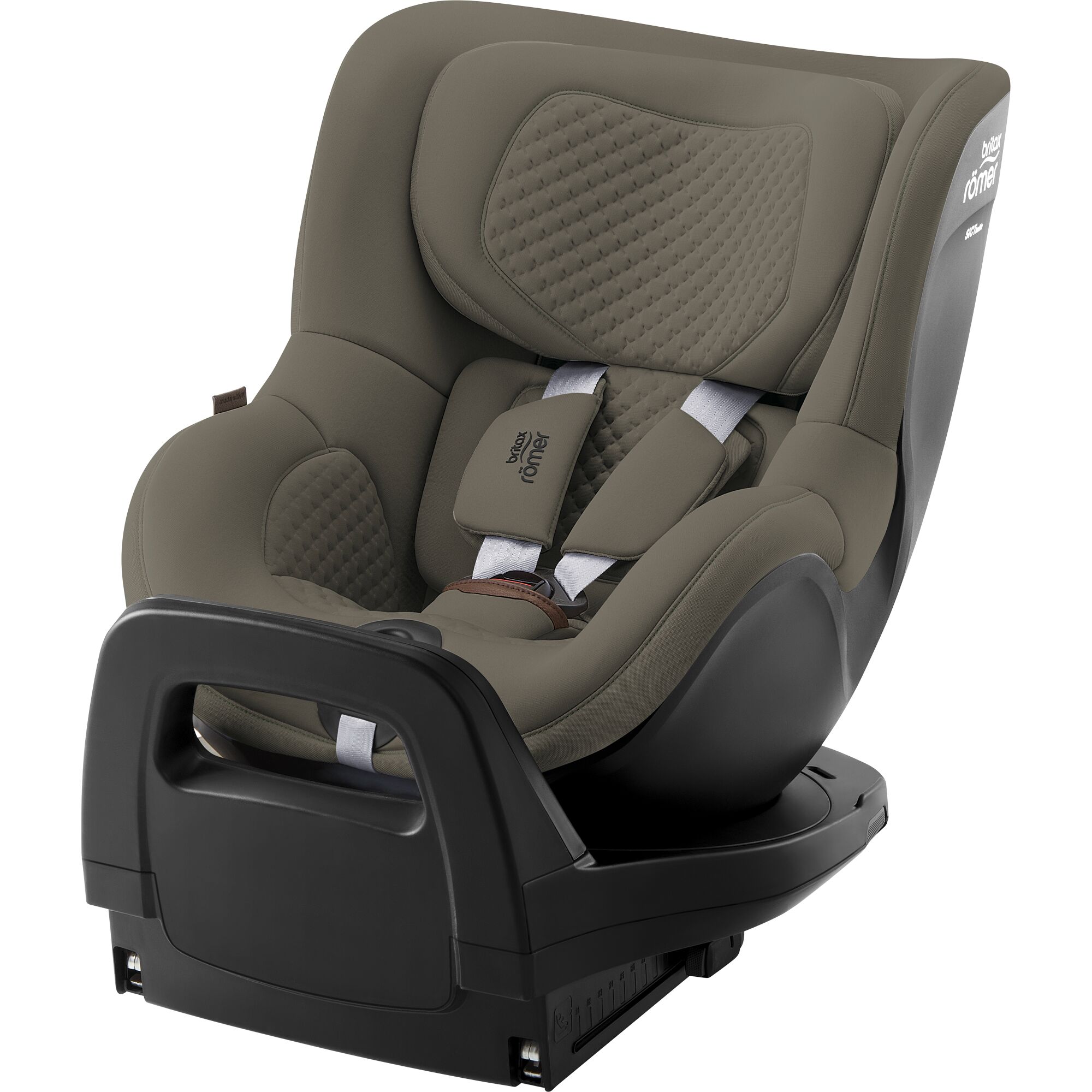 Scaun auto pentru copii rotativ Britax Römer DUALFIX 5Z cu bază isofix VARIO BASE 5 Urban Olive-Lux