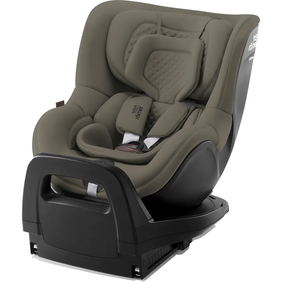 Scaun auto pentru copii Britax Römer, rotativ, cu bază ISOFIX, 3 luni-4 ani, 61-105 cm, 19 kg, DUALFIX PRO M Urban Olive