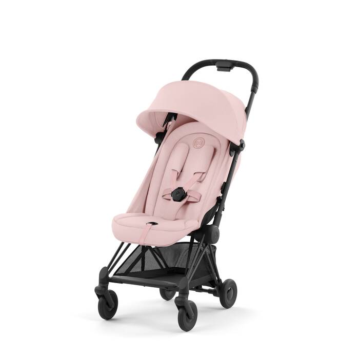 Cybex Carucior ultracompact Coya, Peach Pink cadru Matt Black