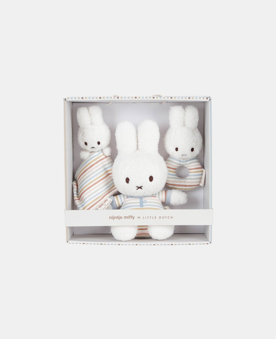 Cutie cadou pentru bebelusi - Miffy Vintage Sunny Stripes  - Little Dutch