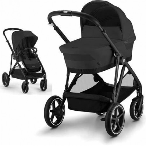 Carucior nou nascut 2 in 1 Cybex Gazelle S Moon Black