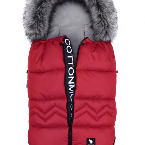 Husă de iarnă Cottonmoose pentru carucior 0-36 luni Noorth, Red