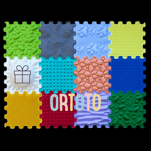 Ortoto Covoras Ortopedic-Puzzle All-in-one Set 12 piese