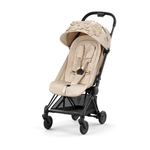 Cybex Carucior ultracompact Coya Simply Flowers Beige  Cadru Matt Black