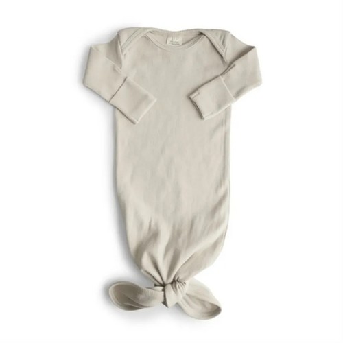 Body din bumbac organic cu nod Ivory, Mushie