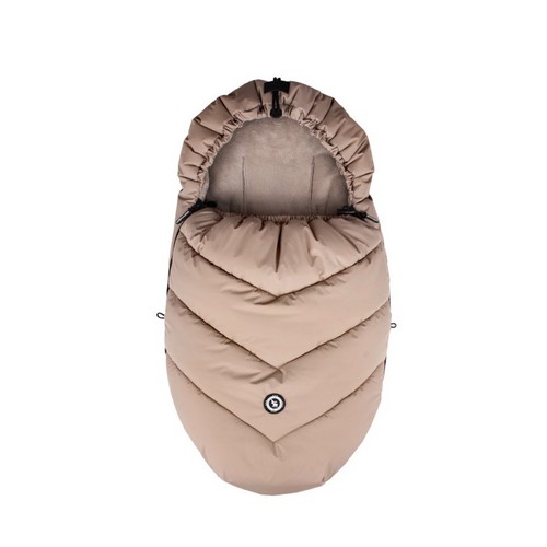 Husă de iarnă Cottonmoose pentru carucior 0-12  luni MINI Moose Prime,Cosy Beige