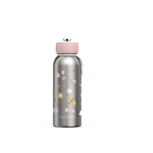 Sticla termos din otel inoxidabil - 350 ml - Flowers & Butterflies - Little Dutch