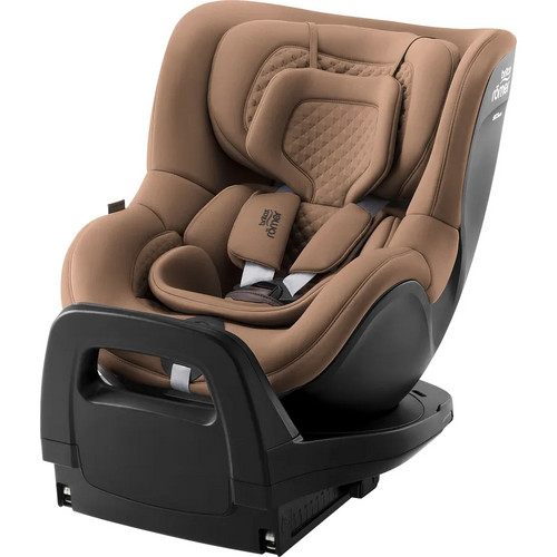 Scaun auto pentru copii Britax Römer, rotativ, cu bază ISOFIX, 3 luni-4 ani, 61-105 cm, 19 kg, DUALFIX PRO M Linen Grey