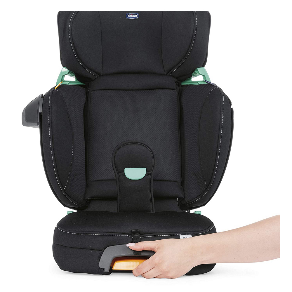 Scaun auto Chicco Fold&Go I-Size Isofix, Black (Negru), 100-150cm, 3-12ani