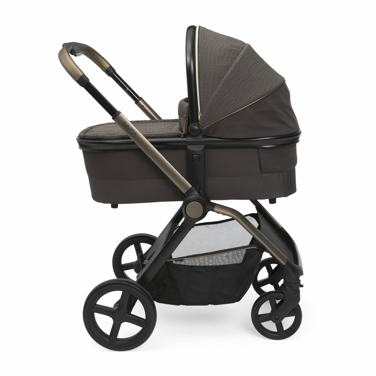 Carucior copii 2in1 Chicco Mysa Special Edition, Bronze Lizard Relux, de la nastere pana la 22Kg