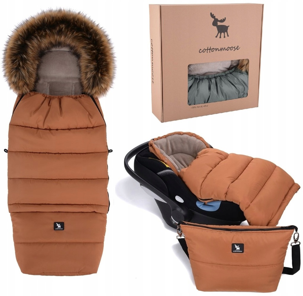 Sac de iarna pentru carucior 0-36 luni Combi 3 in 1 Cottonmoose - Amber