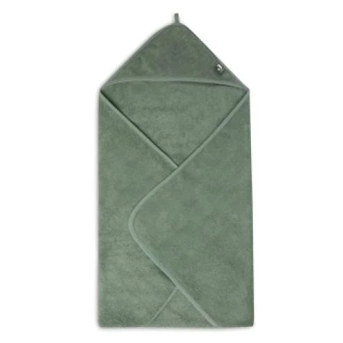 Prosop de baie cu gluga Jollein 75x75cm Ash Green 2