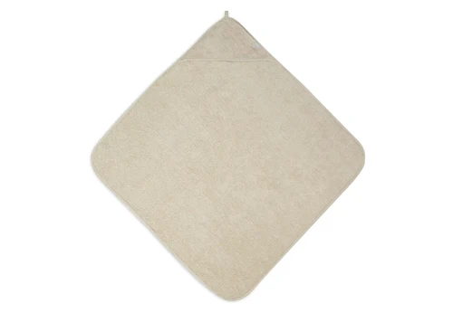Prosop de baie cu gluga Jollein 75x75cm Nougat