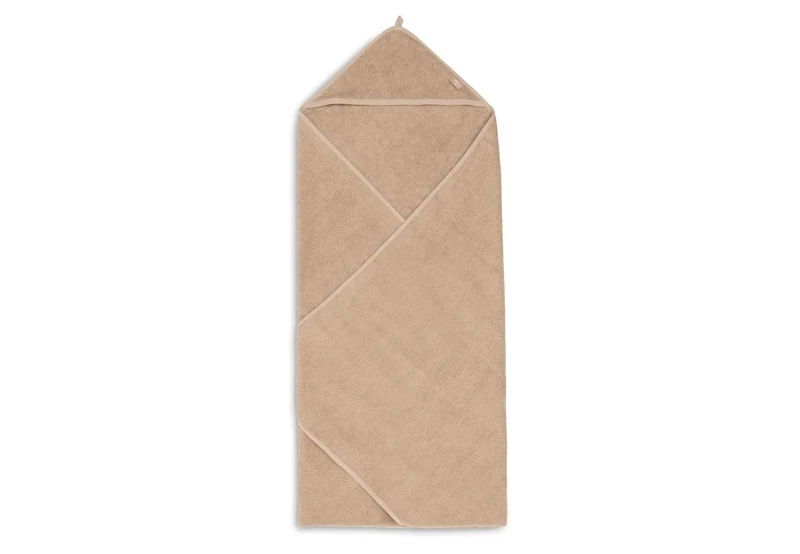 Prosop de baie cu gluga Jollein 75x75cm Biscuit 2