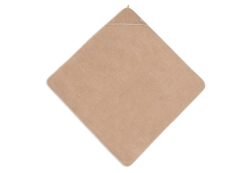 Prosop de baie cu gluga Jollein 75x75cm Biscuit