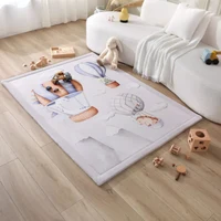 Игровой коврик coral velvet с эффектом памяти 120x170 см Dinosaur Balloons - Hakuna Matte 2