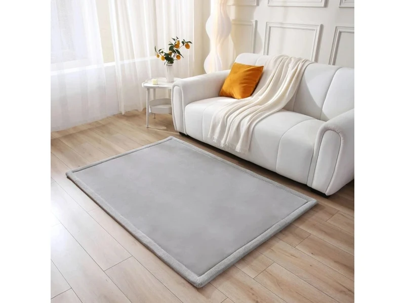 Игровой коврик coral velvet с эффектом памяти 120x170 см серый - Hakuna Matte 2