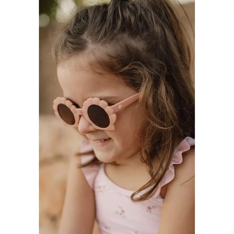 Детские солнцезащитные очки с защитой UV400 Shell Pink - Little Dutch 4
