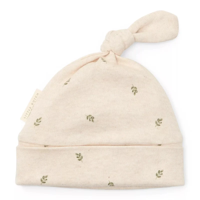 Caciulita din bumbac organic pentru bebelusi - Little Farm - Green Leaves - Little Dutch - 3/6luni M 2