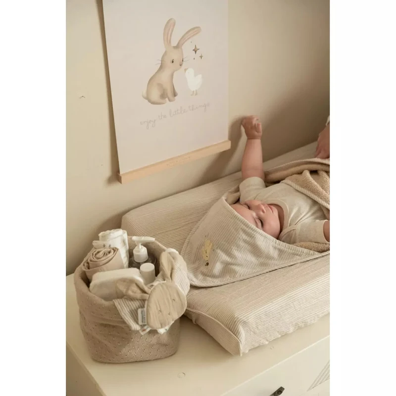 Prosop cu gluga - Bunny - Newborn Naturals - 75 x 75 - Little Dutch 4