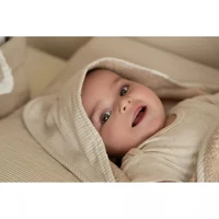 Prosop cu gluga - Bunny - Newborn Naturals - 75 x 75 - Little Dutch 5