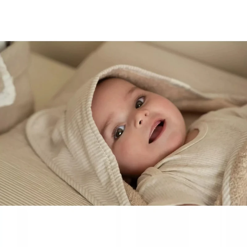 Prosop cu gluga - Bunny - Newborn Naturals - 75 x 75 - Little Dutch 5