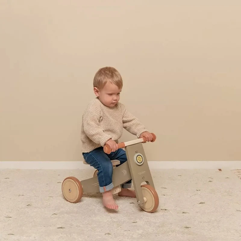 Деревянный велосипед FSC Olive - Little Dutch 6