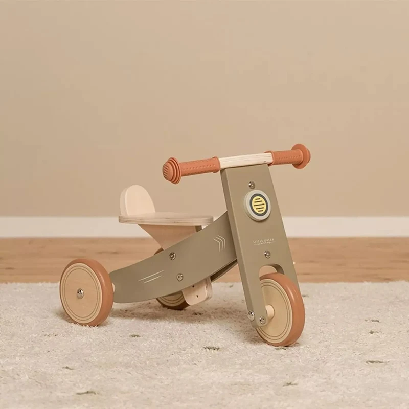 Деревянный велосипед FSC Olive - Little Dutch 7
