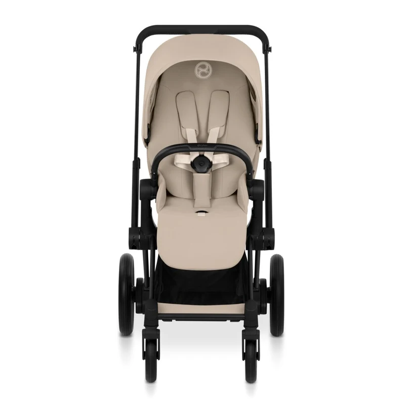 Коляска 2 в 1 Cybex ePriam V коллекции Platinum 2026, Cozy Beige, шасси Matt Black 5