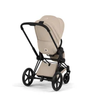 Коляска 2 в 1 Cybex Priam V коллекции Platinum 2026 Cozy Beige, шасси Matt Black 4