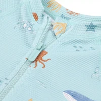 Costum de baie intreg cu maneca scurta cu protectie UV 40+ - Ocean Friends - Little Dutch 86/92 3