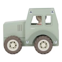 Tractor din lemn FSC cu figurină - Little Dutch 2