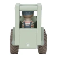 Tractor din lemn FSC cu figurină - Little Dutch 3