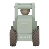 Tractor din lemn FSC cu figurină - Little Dutch 4