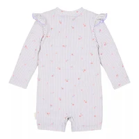 Costum de baie intreg cu maneca lunga - Dreamy Stripes - Little Dutch 86/92 2