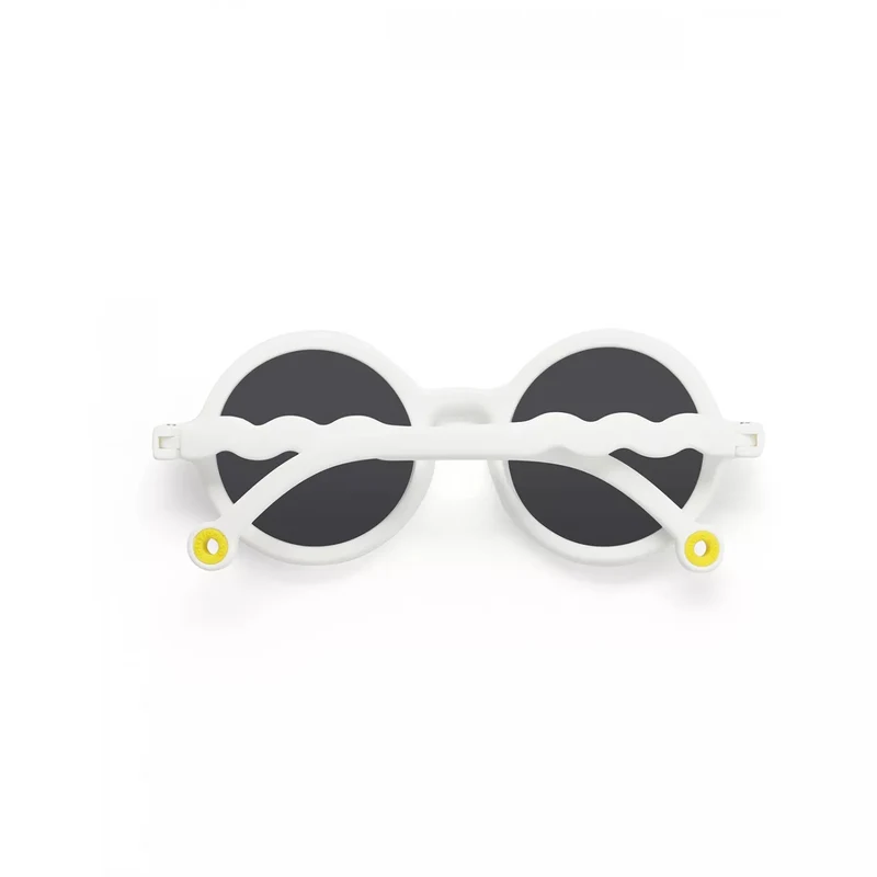 Ochelari de soare cu lentile polarizate rotunde - 18-36 luni - Shark White - Olivio & Co 4