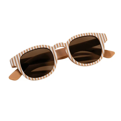 Ochelari de soare pentru copii - Ocean Brown Stripes - Little Dutch
