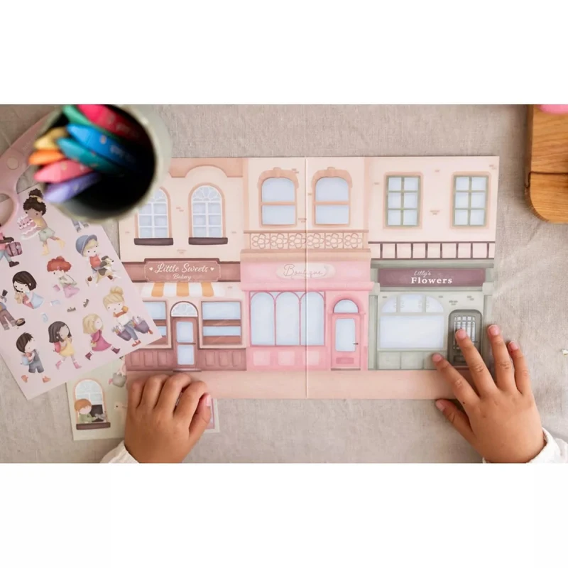 Набор многоразовых наклеек ROSA - Little Dutch 5