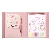 Книга для рисования акварелью и стикерами - Rosa Fairy Garden - Little Dutch 2