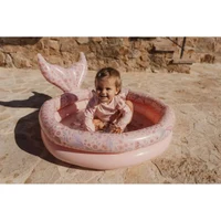 Слитный купальник с длинным рукавом и защитой UV 40+ - Dreamy Seashells - Little Dutch 62/68 5