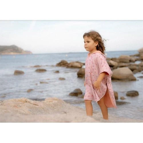 Хлопковое пляжное пончо - Ocean Treasure Multi - Little Dutch 5