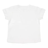Tricou din bumbac organic - Little Goose - Walking White - Little Dutch - 50/56 2