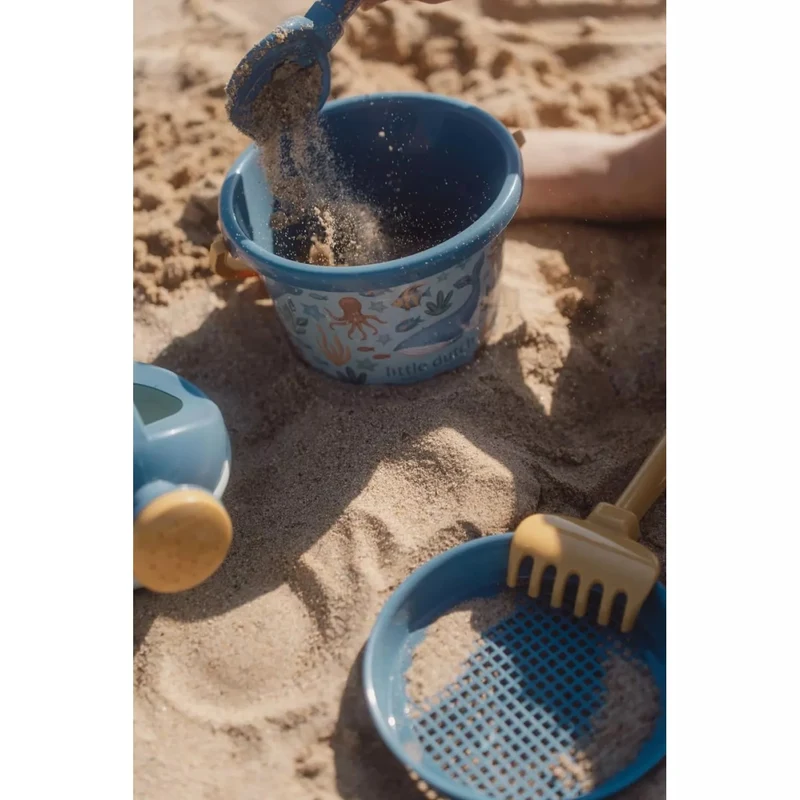 Set de jucarii pentru plaja - 5 piese - Ocean World - Little Dutch 4