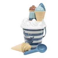 Set de jucarii pentru plaja - Forme de Inghetata - 14 piese - Ocean World - Little Dutch