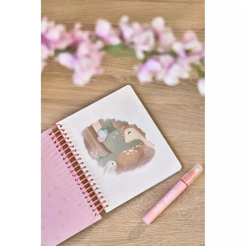 Волшебная раскраска водой - Rosa Fairy Garden - Little Dutch 10