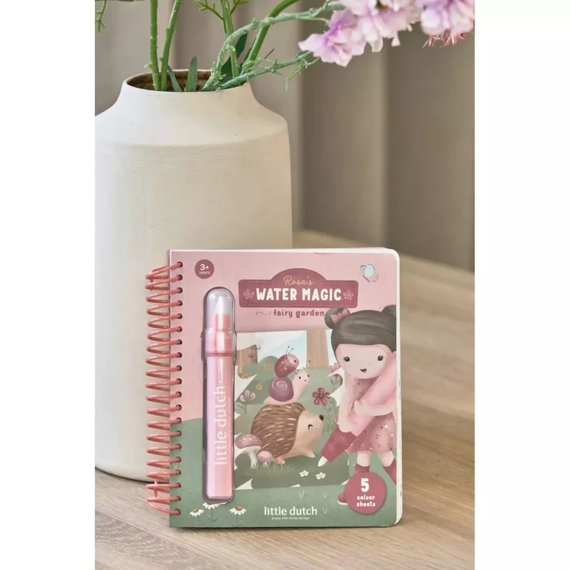 Волшебная раскраска водой - Rosa Fairy Garden - Little Dutch 11