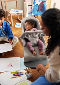 Bara de jucarii pentru balansoar BabyBjorn Soft Friends 2