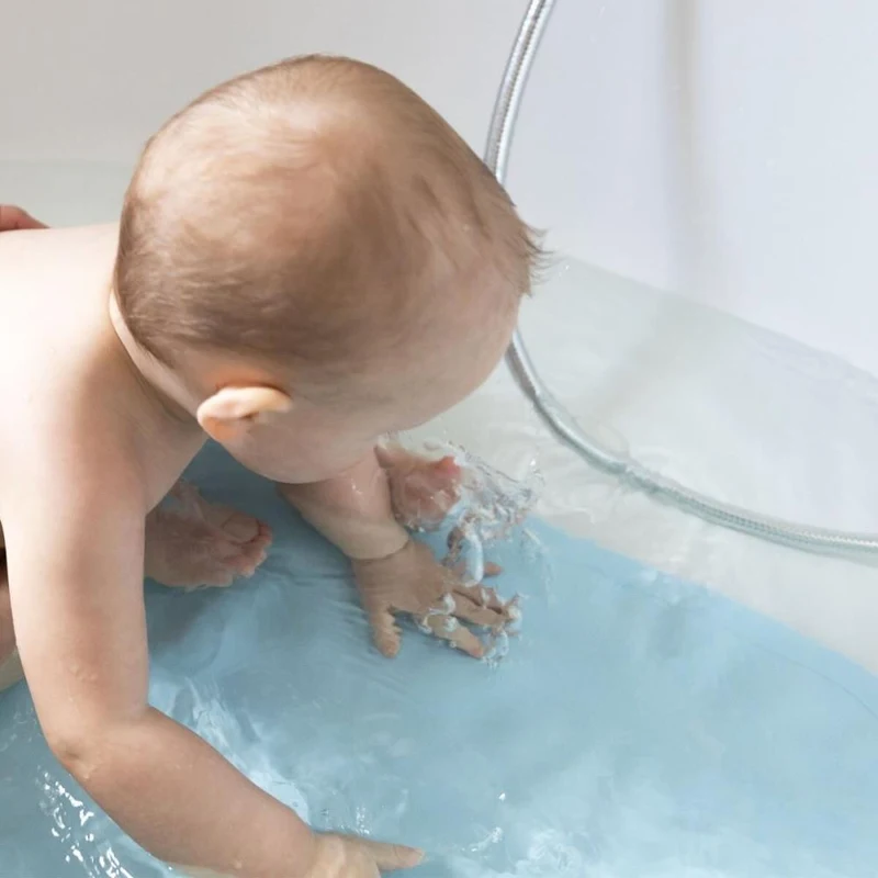 Силиконовый коврик для ванны 70×35 см, зелёный, BabyOno 4